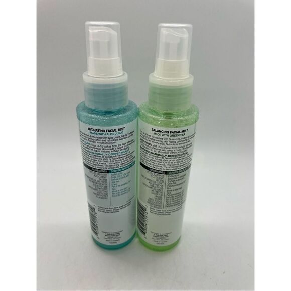 2 Pack Garnier SkinActive FACIAL MIST 4.4oz Balancing 1 GreenT & 1 Hydrating Alo - Picture 2 of 7
